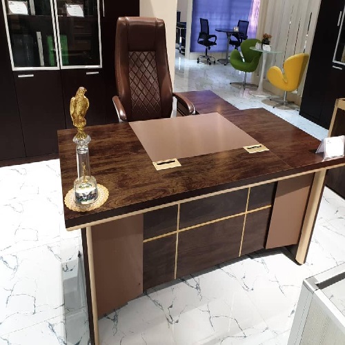 QUALITY DESIGNED 1.6 OFFICE TABLE WITH EXTENSION - AVAILABLE (SAINT)