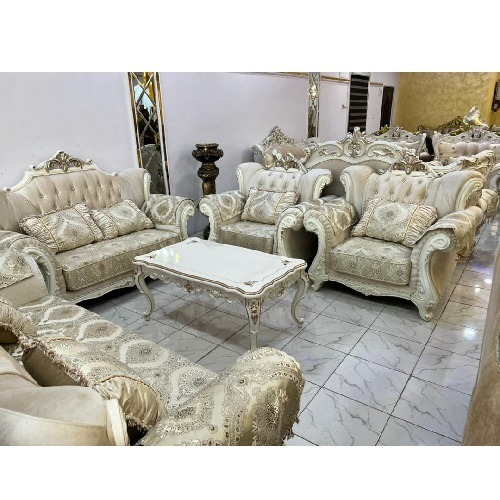 QUALITY DESIGNED 7 SEATERS SOFA WITHOUT CENTER TABLE -AVAILABLE (AUSFUR)