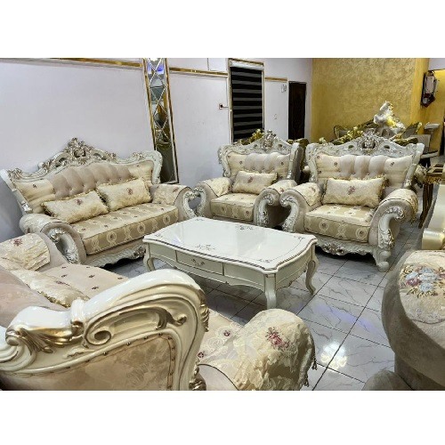 QUALITY DESIGNED 7 SEATERS SOFA (WITHOUT CENTER TABLE) -AVAILABLE (AUSFUR) - deluxe.com.ng QUALITY DESIGNED 7 SEATERS SOFA (WITHOUT CENTER TABLE) -AVAILABLE (AUSFUR)