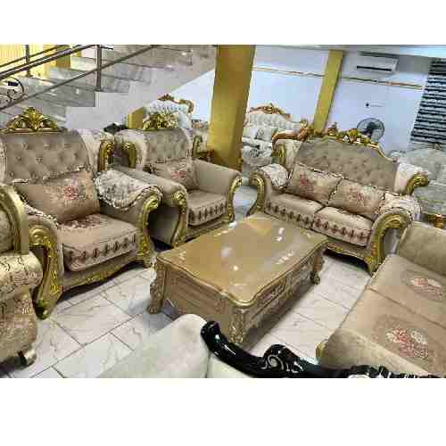 QUALITY DESIGNED 7 SEATERS SOFA (WITHOUT CENTER TABLE) -AVAILABLE (AUSFUR)