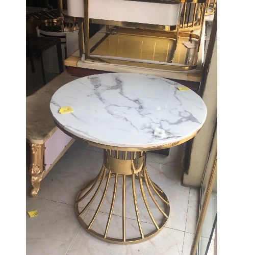 QUALITY DESIGNED ROUND MARBLE CENTER TABLE (ZIDFU)