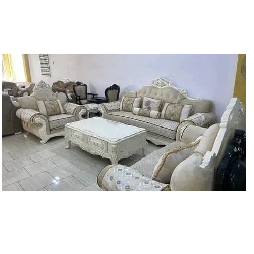 QUALITY DESIGNED ROYAL GRAY 7 SEATERS SOFA CHAIRS ONLY _ AVAILABLE (LEWO)