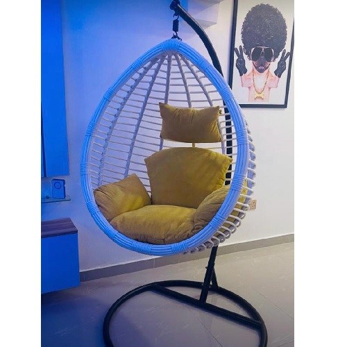 QUALITY DESIGNED SWING OVAL SHAPE CHAIR - AVAILABLE (OPIN)