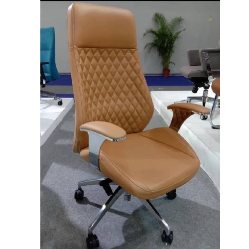 QUALITY DESIGNED LIGHT BROWN EXECUTIVE CHAIR - AVAILABLE (UGIN)