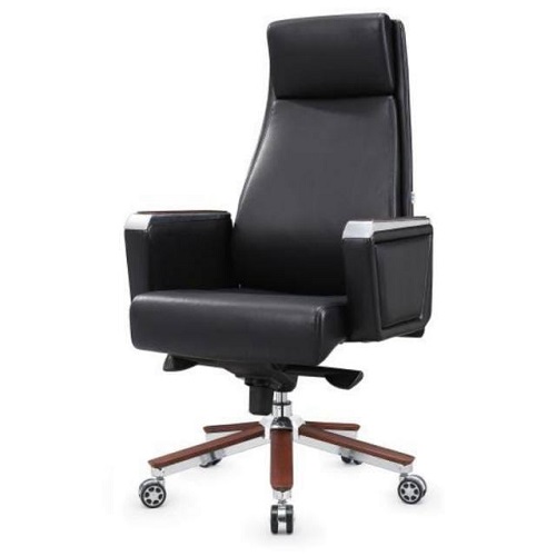 QUALITY DESIGNED BLACK EXECUTIVE OFFICE CHAIR - AVAILABLE (NOFU)