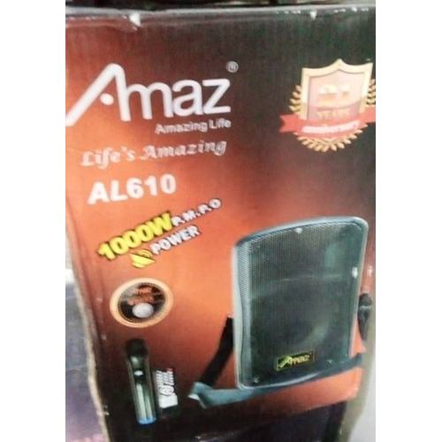 AMAZ QUALITY SOUND WITH REMOTE & MIC SPEAKER AL-610 1000W