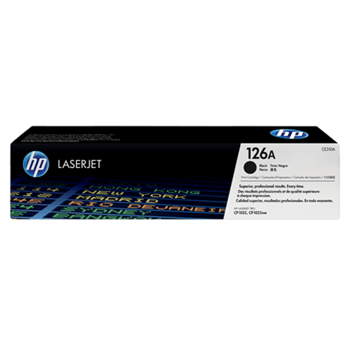 HP 126A Black Original LaserJet Toner Cartridge(CE310A)