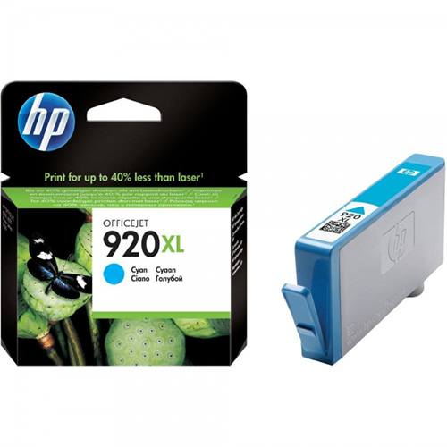 HP 920XL High Yield Cyan Original Ink Cartridge(CD972AE)