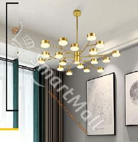 BY 18 LED CHANDELIER QUALITY DESIGNED LIGHT- FOR INDOOR USE (CILIP)