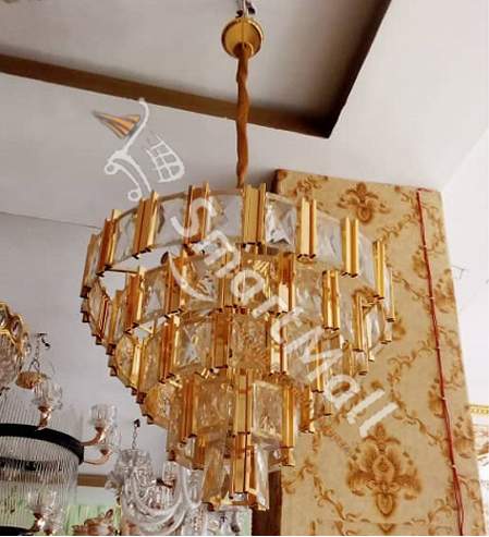 CRYSTAL CHANDELIER BY 600 QUALITY DESIGNED LIGHT - FOR INDOOR USE (OBIC) 