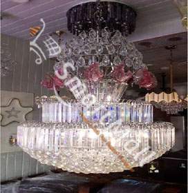 CRYSTAL CHANDELIER BY 1200 QUALITY DESIGNED LIGHT - FOR INDOOR USE (ZENLI)