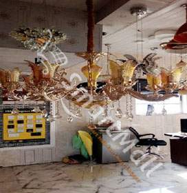 BY 6 CRYSTAL CHANDELIER  QUALITY DESIGNED LIGHT - FOR INDOOR USE (ZENLI)
