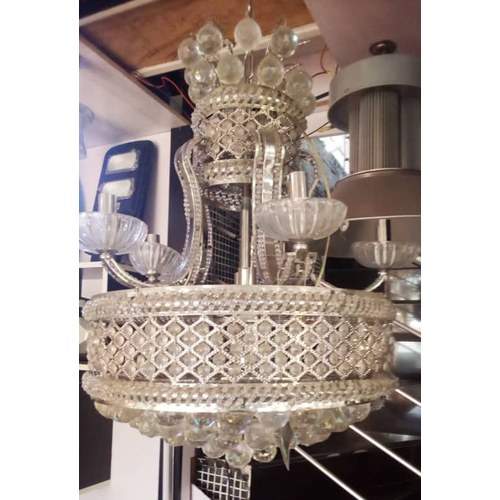 DOUBLE CRYSTAL CHANDELIER QUALITY DESIGNED LIGHT - FOR INDOOR USE (LIWO)