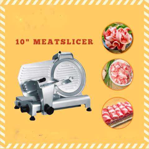 PD MEAT SLICER STAINLESS STEEL 250W SIZE 10