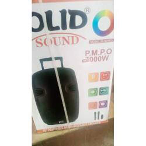 SOLID SOUND 15" RECHARGEABLE SPEAKER WITH BT, MIC & REMOTE SS1504 3000W