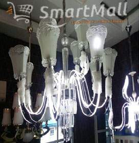 BY 8 LED CHANDELIER QUALITY DESIGNED LIGHT - FOR INDOOR USE (ZENLI)