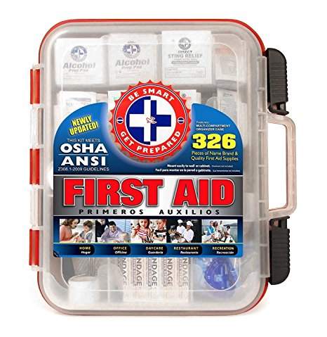 FIRST AID HARD CASE 326 PIECES