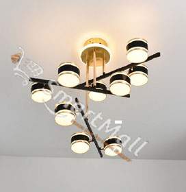 BY 9 LED  CHANDELIER QUALITY DESIGNED LIGHT- FOR INDOOR USE (CILIP)
