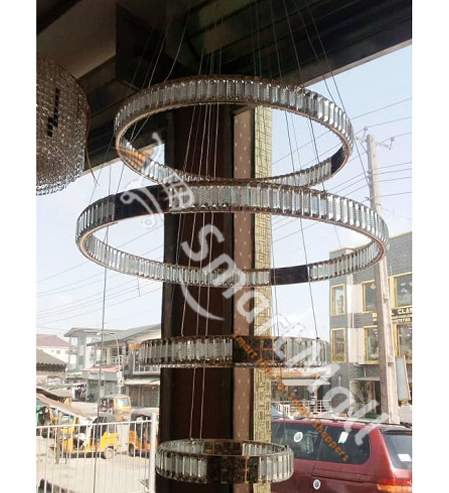 4 IN 1 RING LED CHANDELIER QUALITY DESIGNED LIGHT - FOR INDOOR USE (OBIC) 