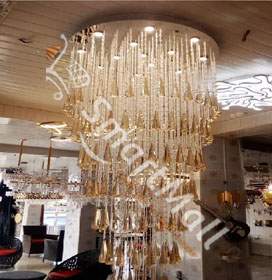 CRYSTAL CHANDELIER BY 1000 QUALITY DESIGNED LIGHT - FOR INDOOR USE (ZENLI)