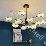 BY 12 LED CHANDELIER QUALITY DESIGNED LIGHT- FOR INDOOR USE (CILIP)