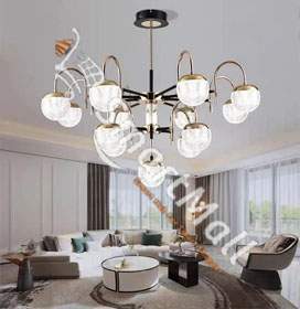 BY 12 LED CHANDELIER QUALITY DESIGNED LIGHT- FOR INDOOR USE (CILIP)