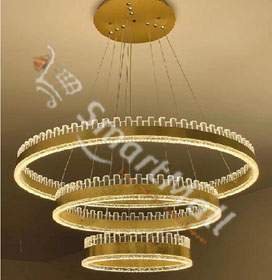 3 IN 1 ROUND LED CHANDELIER QUALITY DESIGNED LIGHT- FOR INDOOR USE (CILIP)