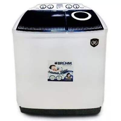 Bruhm Washing Machine | BWT-080H Semi- Authomatic Washing Machine Top- Loader 8kg 