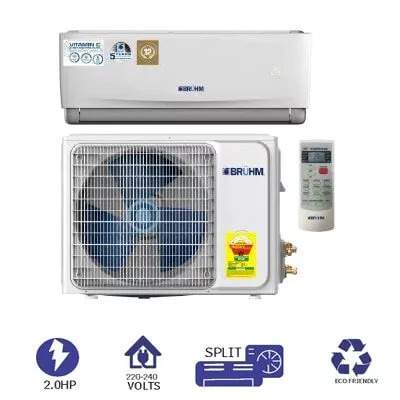 BRUHM BAS-18RCEW R410A 2 HP AIR CONDITIONER - FREE INSTALLATION KIT - 3M