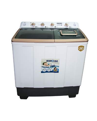 Bruhm Washing Machine |  BWT- 120H Semi-Automatic Top Loader Washing Machine 12 kg 