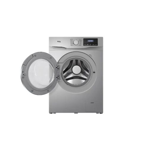 TCL WASHING MACHINE | 9KG, AUTOMATIC, 1400RPM, FRONT LOAD, SILVER - F609FLS