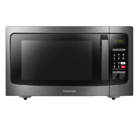 TOSHIBA ML-EG42P(BS) MICROWAVE 42 LITRE, SOLO + GRILL + COMBI OVEN,1400W, BLACK STAINLESS STEEL