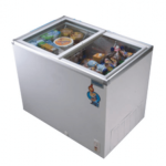Scanfrost 350L Top Glass Display Freezer SF350XG